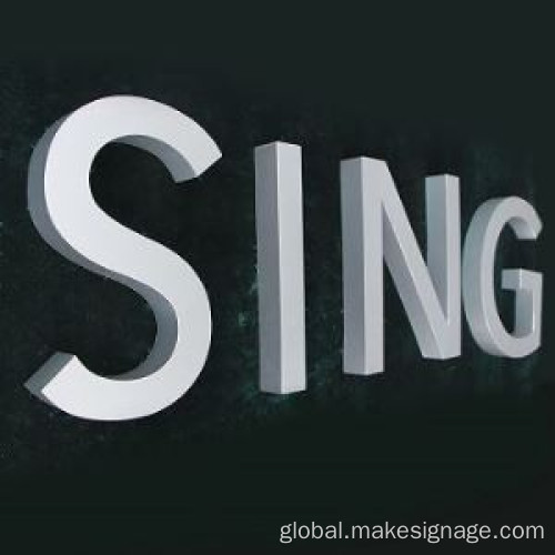 Mirror Finish Metal Letters Painting Metal Channel Letter Supplier